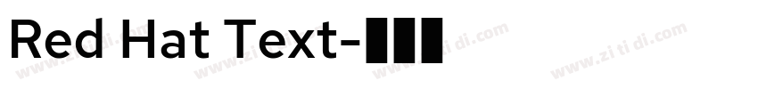 Red Hat Text字体转换